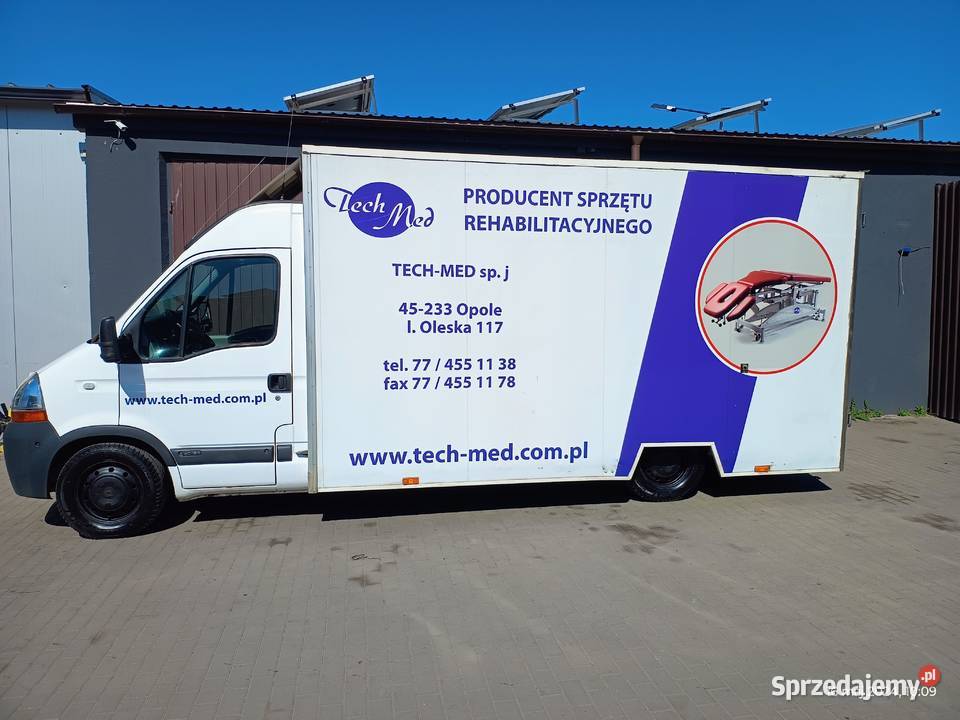 Renault Master kamper foodtruck sklep kontener manualna Wrocław