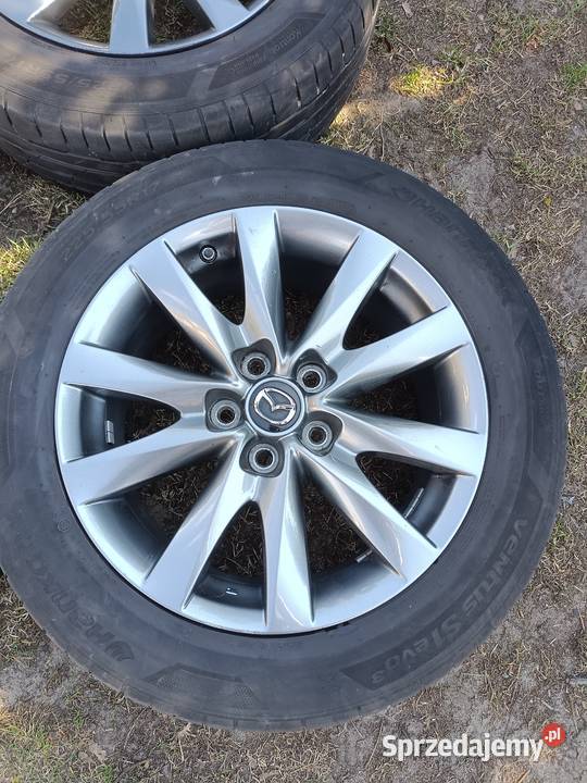 Koła letnie Mazda 17 5x1143 Hankook 22555 R17 mazowieckie Ostrołęka