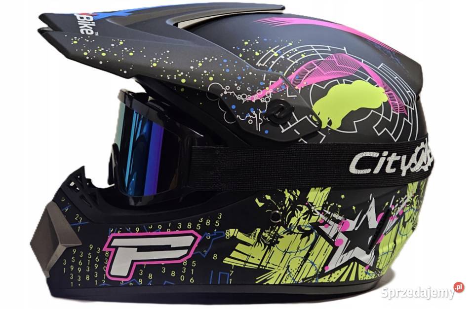 KASK Cross ATV Quad Enduro hulajnoga Gogle Godów