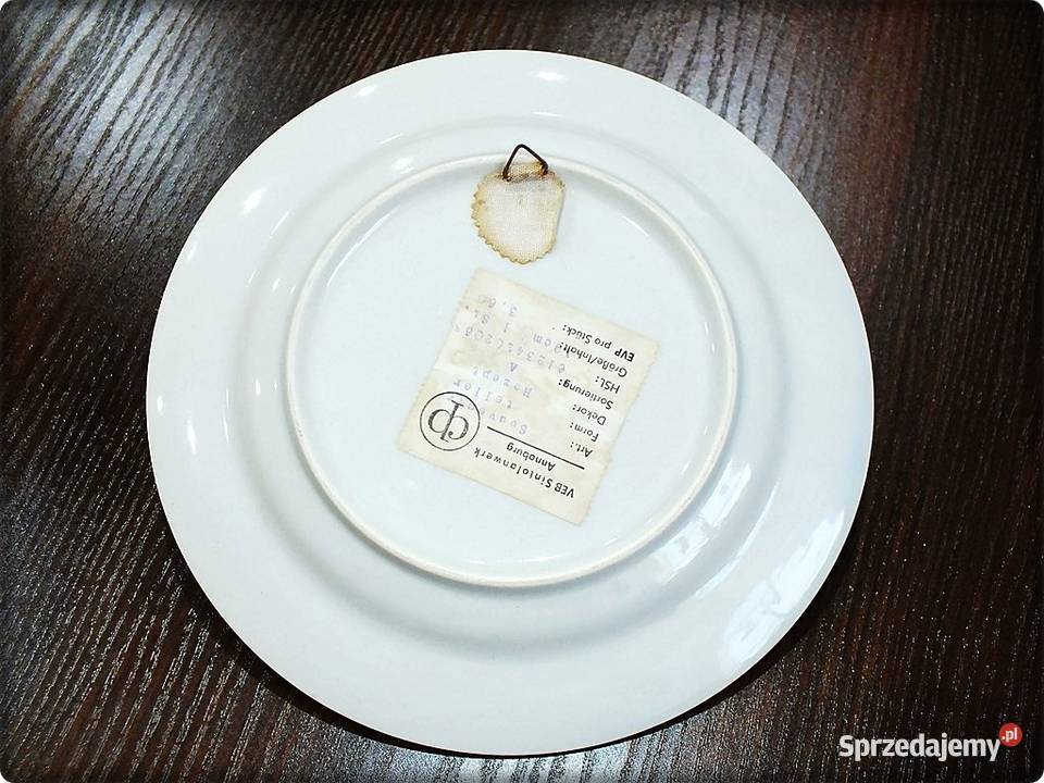 Muzealny Talerz na ścianę z przepisem na Soliakę