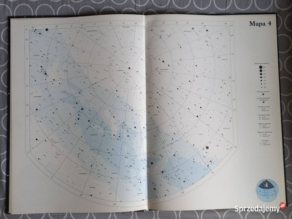 DOBRZYCKI Atlas nieba gwiaździstego fizyka, astronomia Osięciny sprzedam