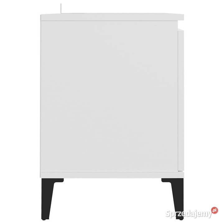 Szafka TV metalowe nóżki biała 1035x35x50 mazowieckie Warszawa