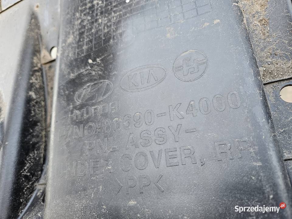 HYUNDAI KONA EV PŁYTA OSŁONA POD ZDERZAK PRZÓD Pozostałe wielkopolskie