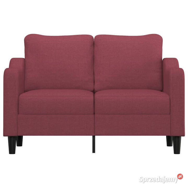 Sofa 2osobowa winna czerwień 120 tapicerowana Sofy i kanapy Warszawa