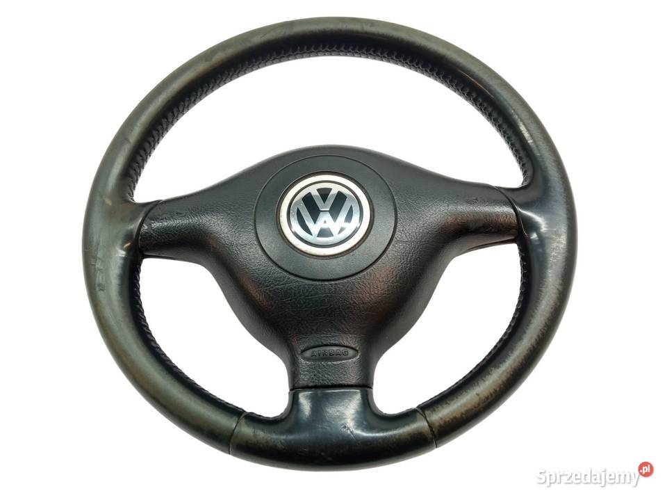 KIEROWNICA TRÓJRAMIENNA SKÓRZANA PASSAT B5 GOLF