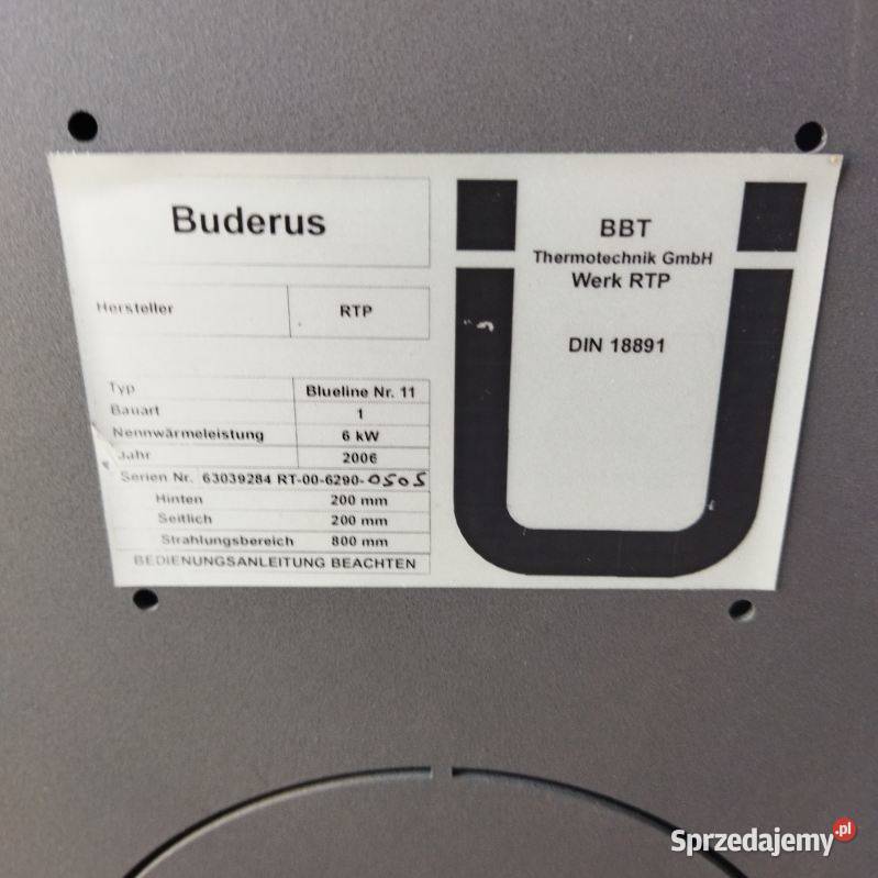 Kominek Buderus Piece wolnostojące Jędrzejów