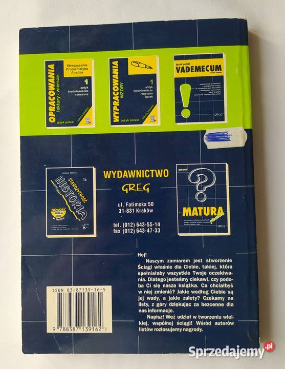 HISTORIA vademecum szkoła średnia część 2 podlaskie Hajnówka sprzedam