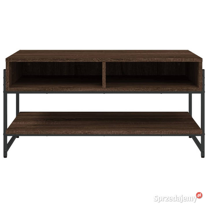 Stolik kawowy brązowy dąb 90x50x45 WM838972 Warszawa