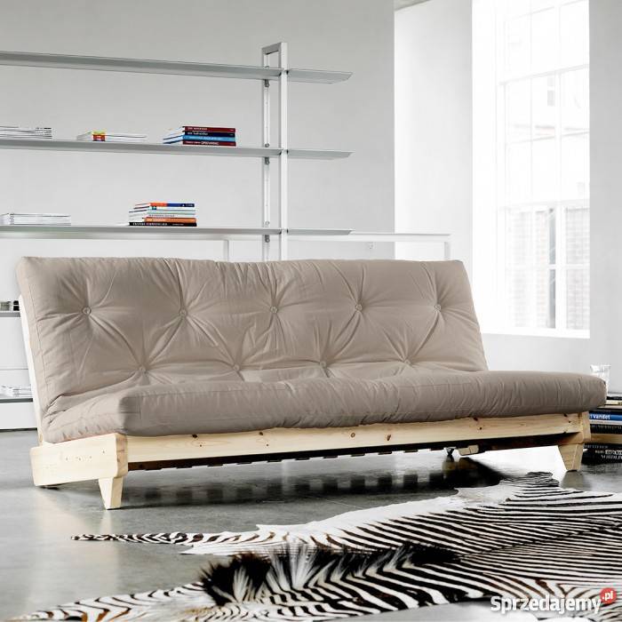 Rozkładana sofa Karup Fresh w kolorze naturalnym brązowy/beżowy Warszawa sprzedam