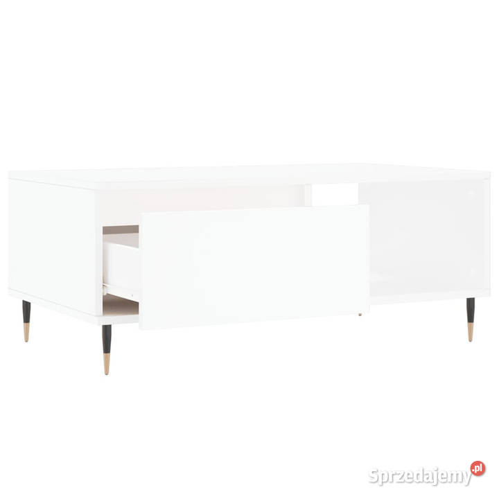 Stolik kawowy biały 90x50x365 materiał Warszawa