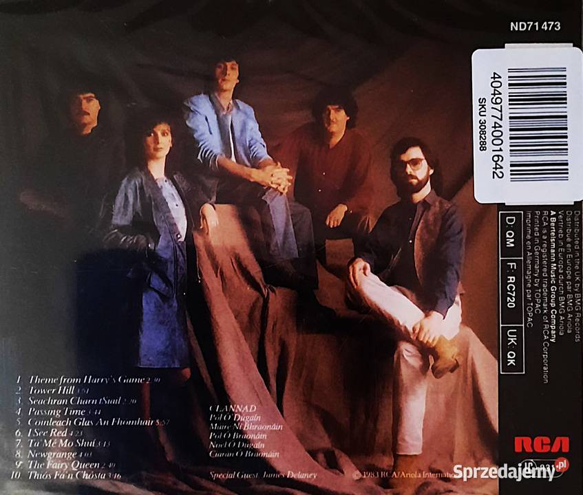 CD Nowa Wspaniały Album CD Zespołu CLANNAD elektroniczna Wrocław