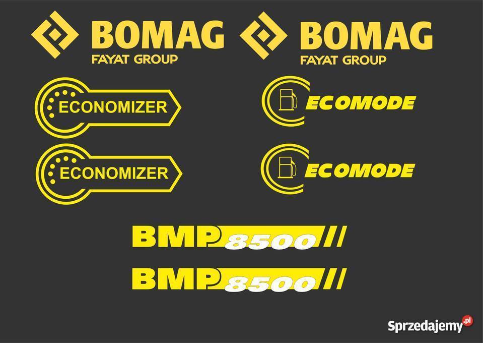 naklejki bomag bmp 8500 Jeżewo