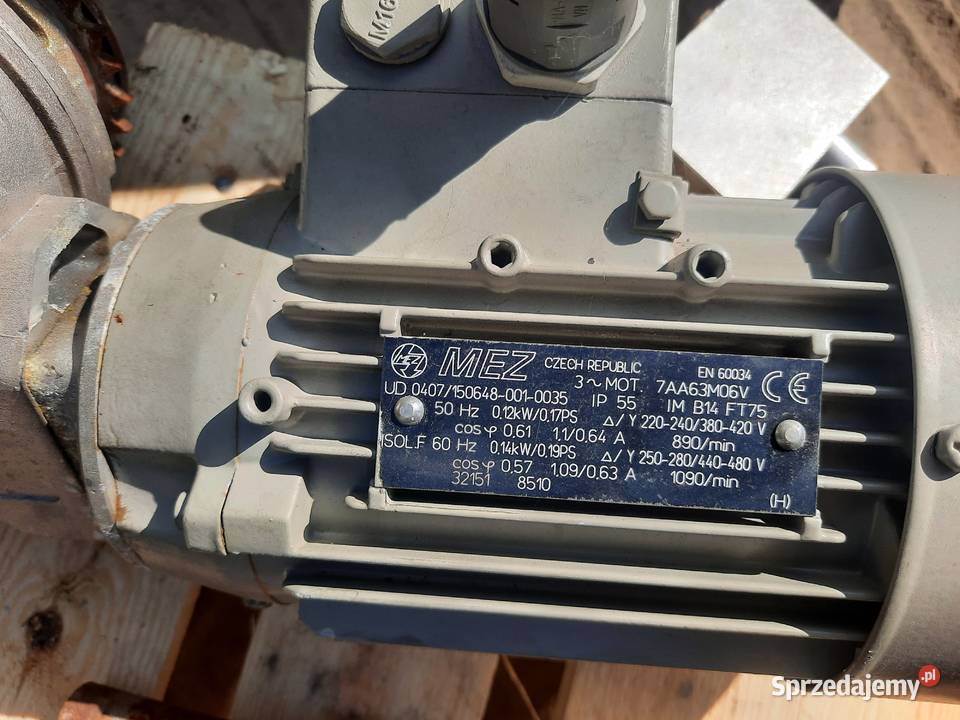 SILNIK MEZ 7AA63M06V 012kW UD04071506480010035 Nowy Tomyśl