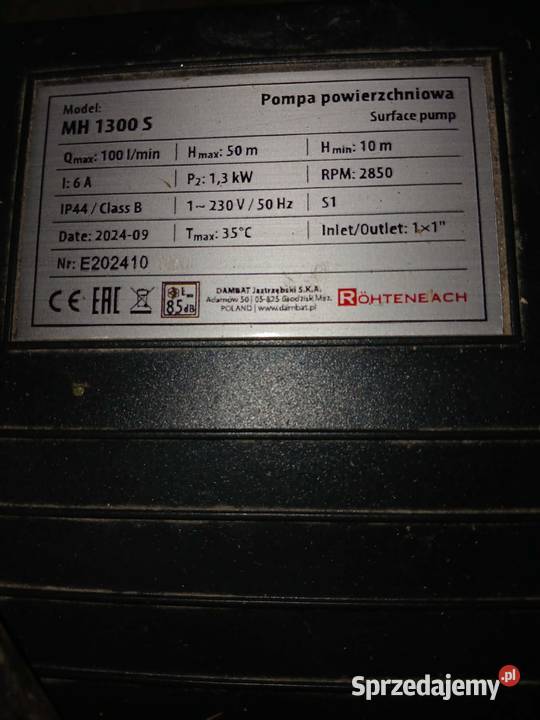 Hydrofor 230V Jasło