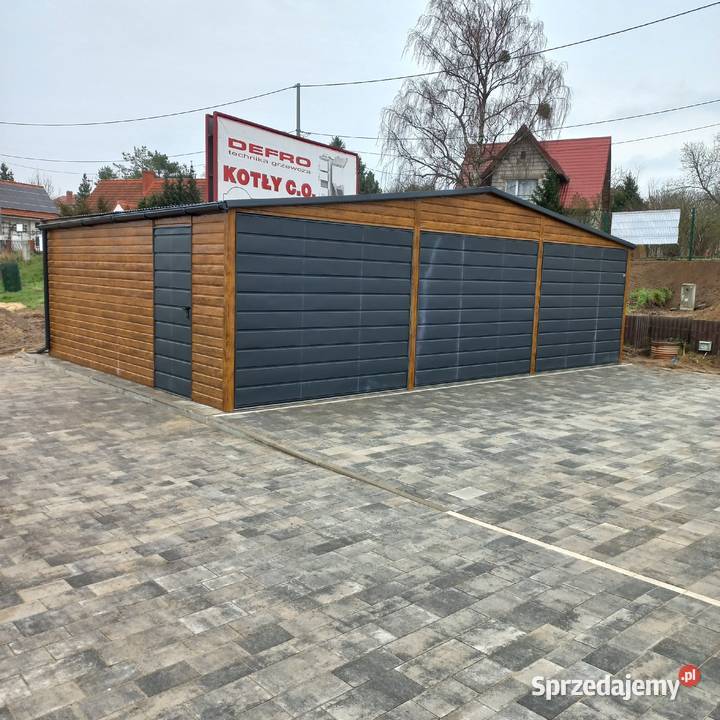 Garaż 9x6 Garaże blaszane Wiaty śmietnikowe oświetlenie Sprzedaż