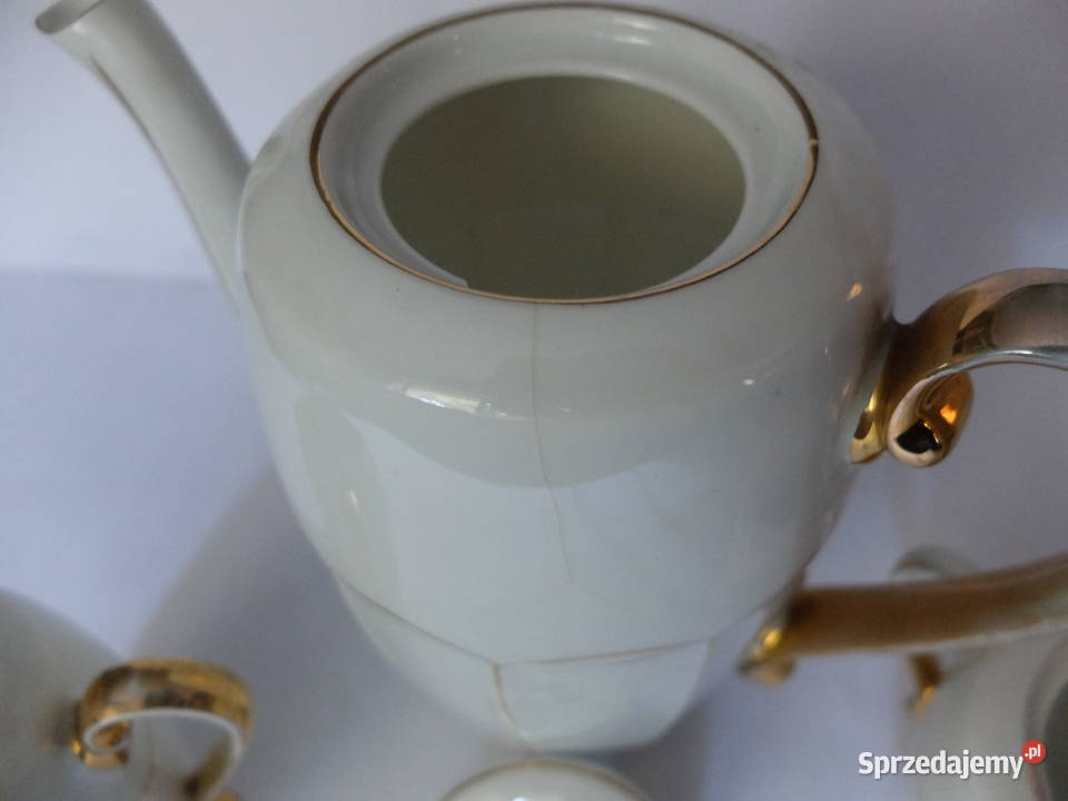 Przedwojenny serwis porcelanowy Victoria Porcelana i szkło Kościan