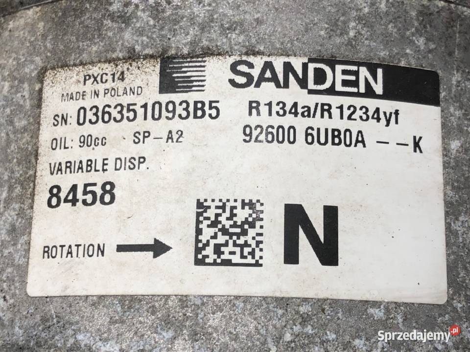 SPRĘŻARKA KLIMATYZACJI RENAULT CAPTUR II podkarpackie