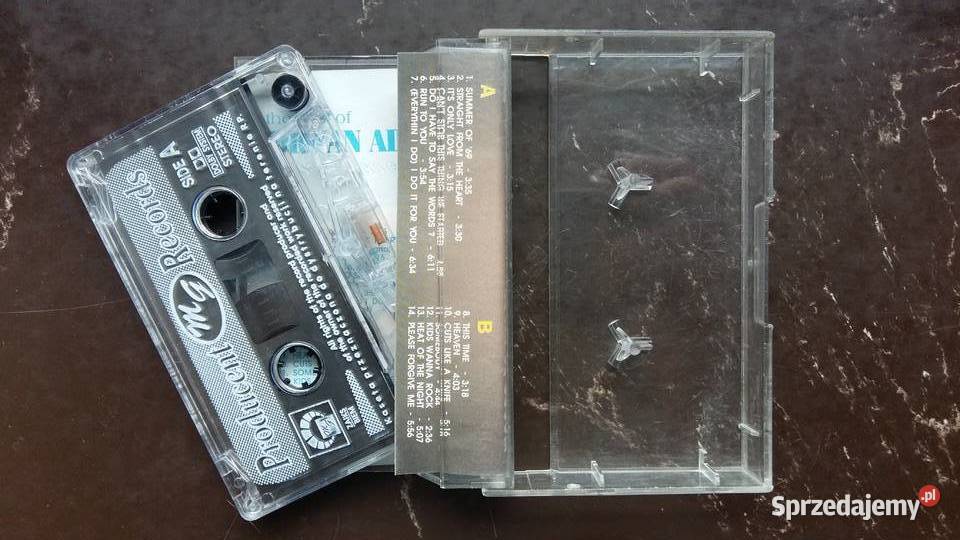 Kaseta magnetofonowa Bryan Adams So far so good Płyty i kasety Kultura i Rozrywka Siemiatycze