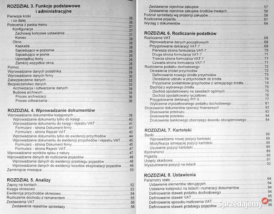Mała księgowość Ryczałt książka przychodów Rok wydania 1996