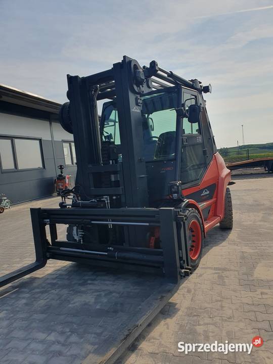 Wózek widłowy LINDE H80T Triplex LPG Chwytak Proszowice