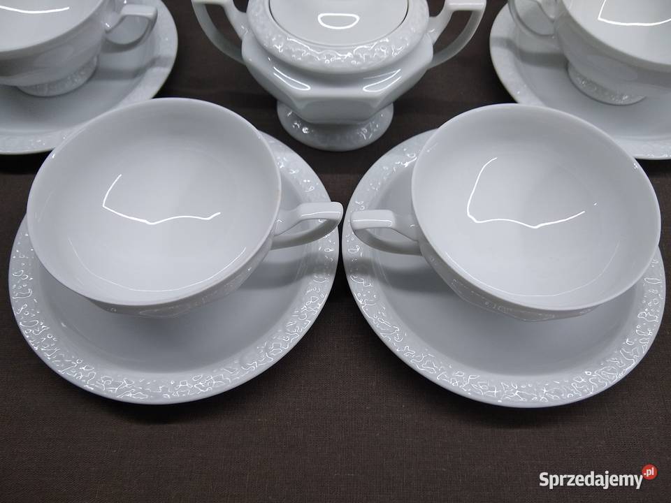 Serwis do herbaty Rosenthal Biała Maria Classic Kalisz