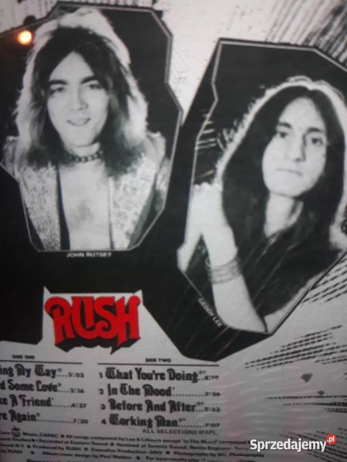 Archiwum hard rocka RUSH Rush 1974 debiut podkarpackie Rzeszów