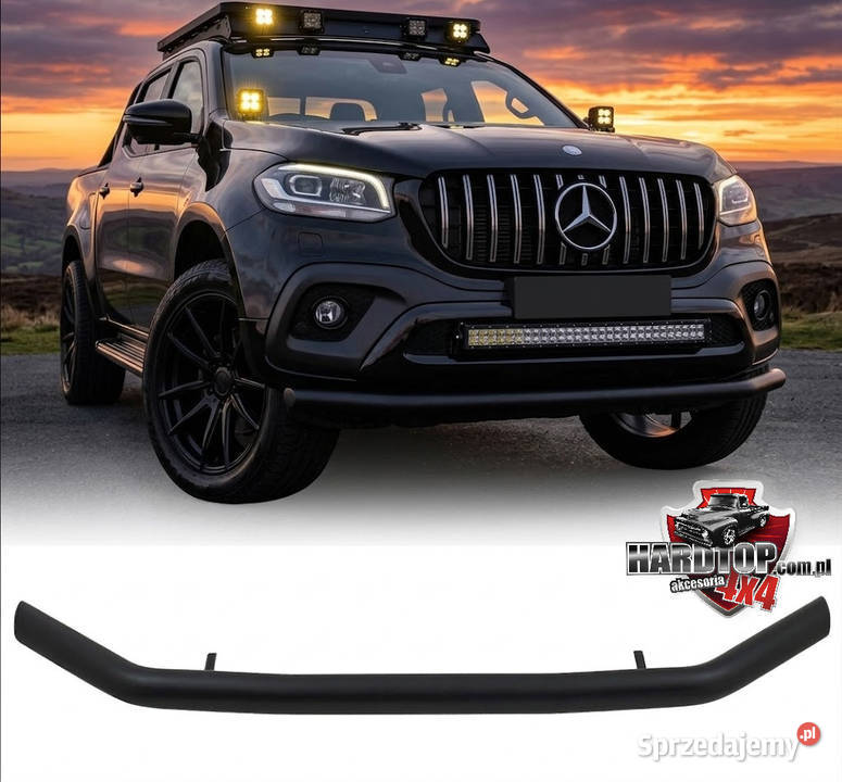 Orurowanie Przednie rura Mercedes X Czarna 4x4 Pasłęk sprzedam