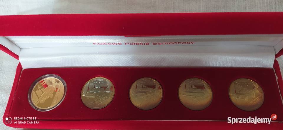 Kultowe Polskie samochody ORLEN monetyNowe Wałbrzych