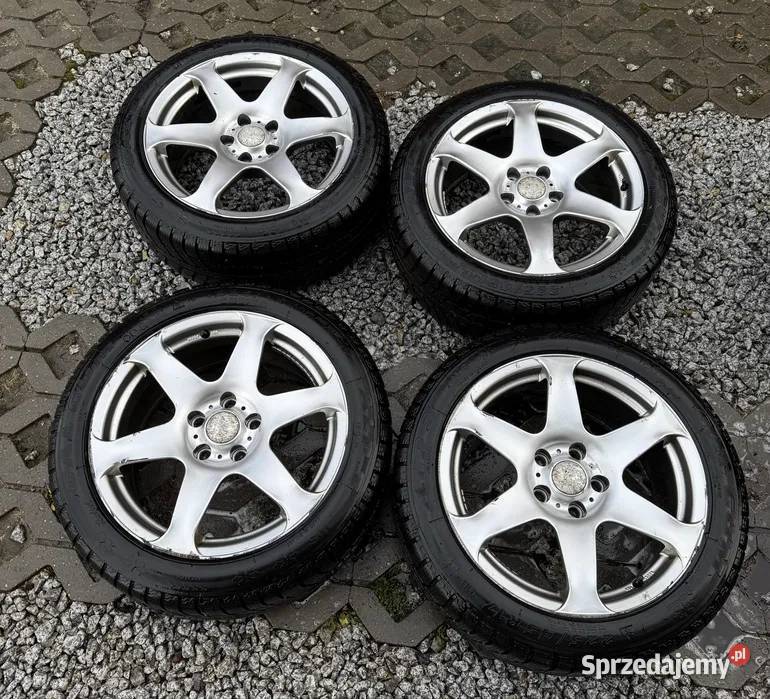 Felgi AEZ 5x112 opony zimowe 2254517 2024r Audi Krępiec