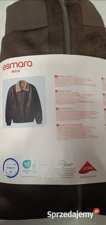ESMARA Men kurtka męska biker kolor brązowy Ełk