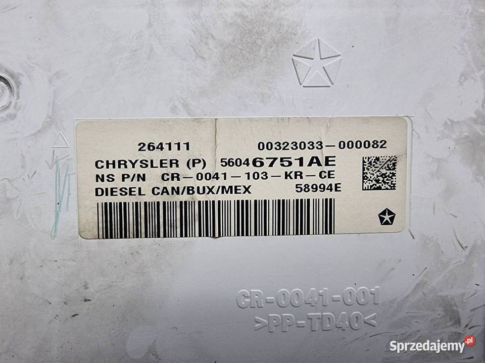 LICZNIK ZEGAR FIAT FREEMONT 56046751AE Lipno sprzedam