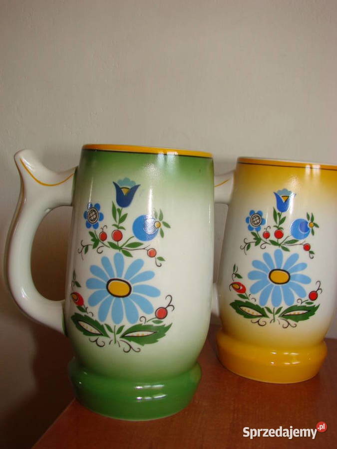 Lubiana wzór kaszubski kufel PRL pomorskie sprzedam