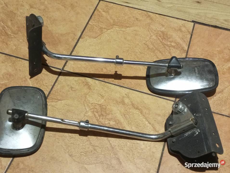 Duże lusterka zewnętrzneprzyczepa kemping