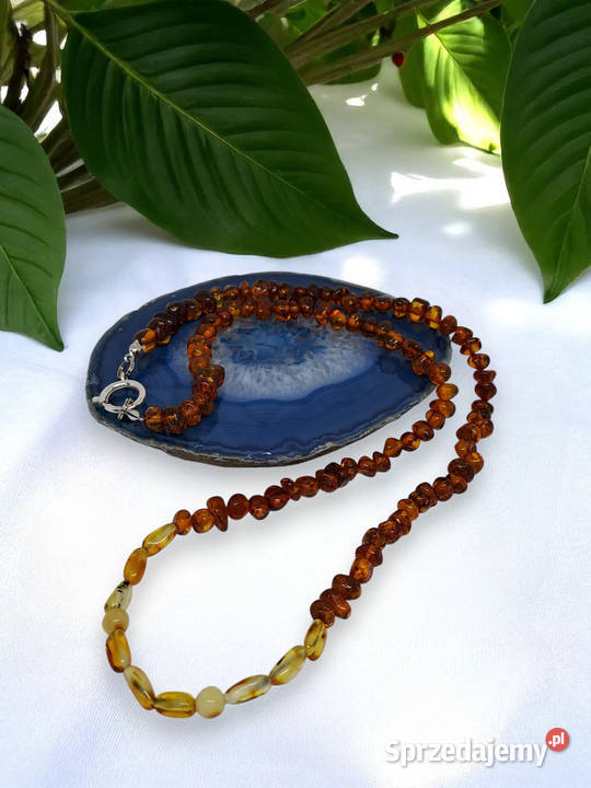 Korale z bursztynu bursztyn bałtycki baroczek Warszawa
