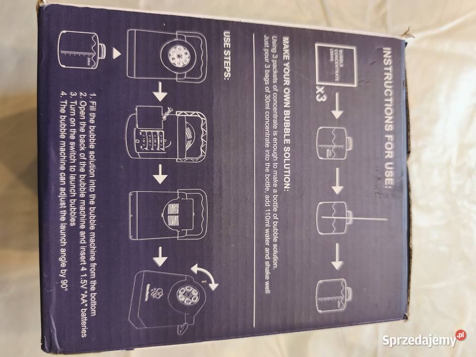 Maszynka do robienia baniek Dla Dziecka