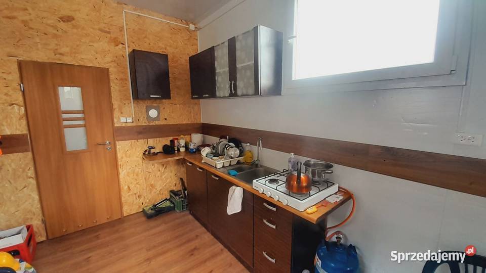 Barakowóz kontener mieszkalny naczepa na Krępiec