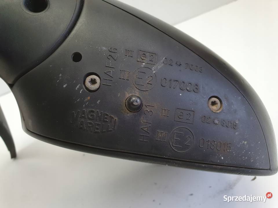 LUSTERKO Peugeot 206 9809r LEWE KIEROWCY 7 kabli Rudka