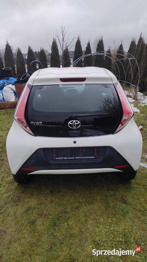 Toyota Aygo 2017 10 benzyna niski przebieg 74200km Lubaczów sprzedam