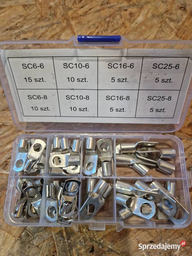 KONEKTORY OCZKOWE DO PRZEWODÓW KOŃCÓWKI KABLOWE wielkopolskie sprzedam