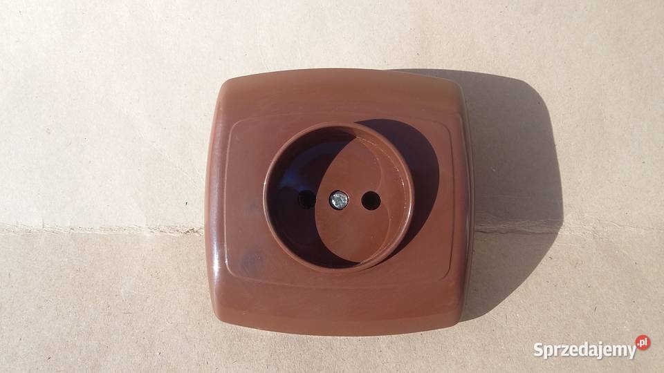 Gniazdo Gniazdko podtynkowe BINGO BRĄZOWE Warszawa