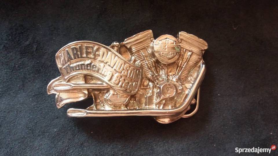 Klamra do paska HarleyDavidson szary/srebrny wielkopolskie