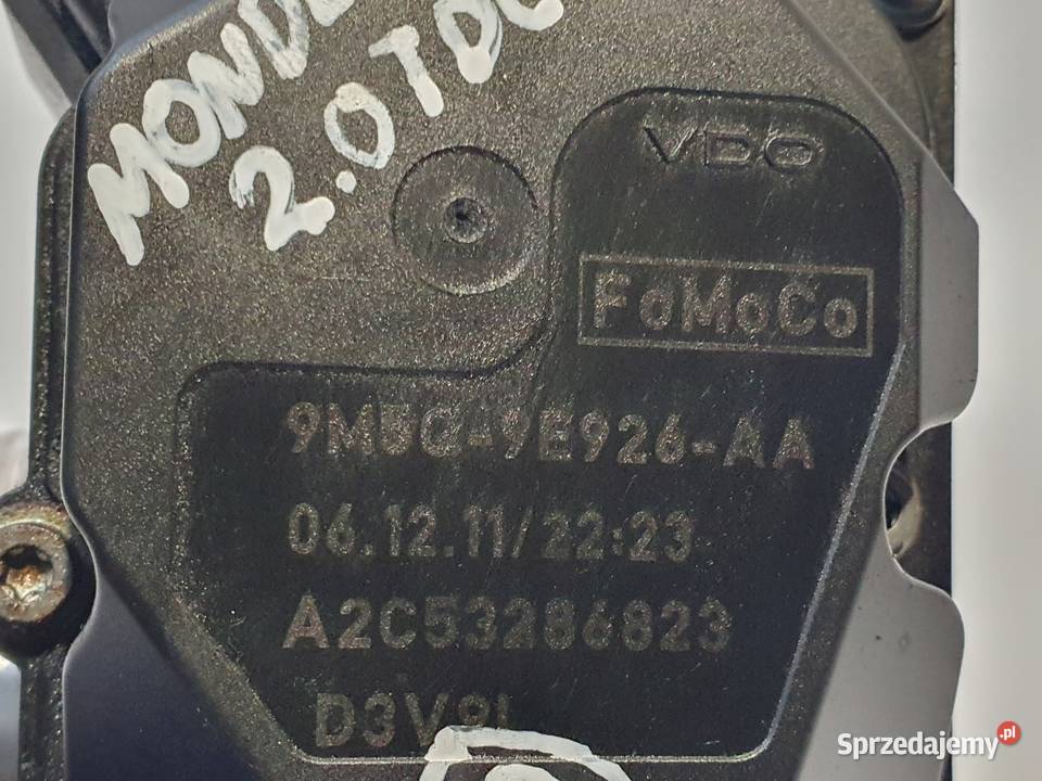 PRZEPUSTNICA Ford Mondeo MK4 20 TDCI 9M5Q9E926AA Przepustnice Chełm
