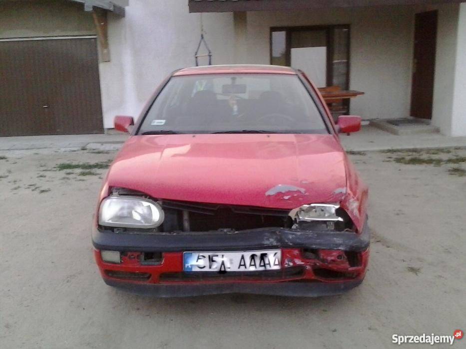 Golf 3 kolizji Lubraniec