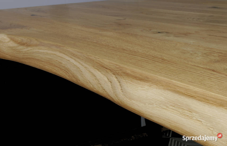 Stół dębowy na metalowych nogach styl loft