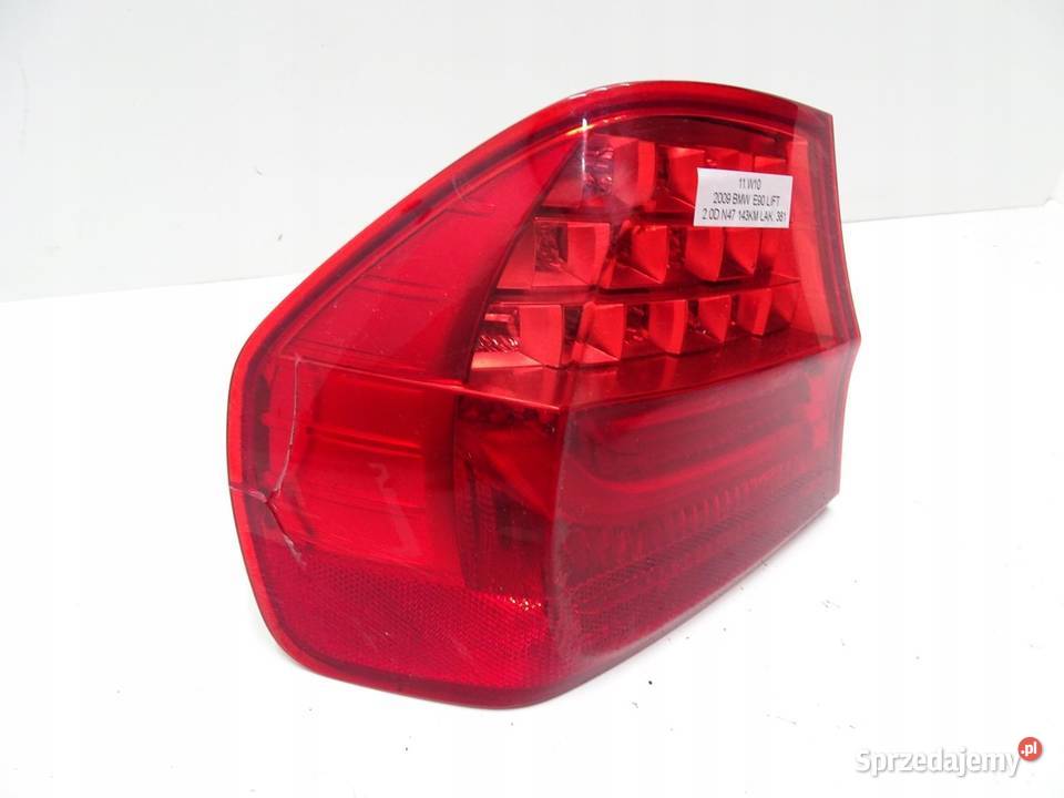 LAMPA LEWY LEWA TYŁ TYLNA W BŁOTNIK BMW E90 LIFT osobowe