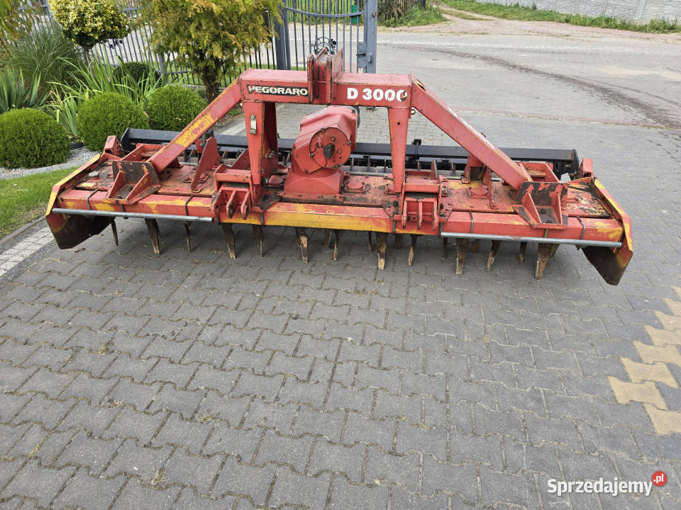 Brona wirnikowa aktywna PEGORARO D3000 3 m wał nieuszkodzony Baliki