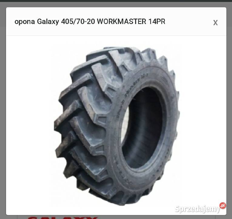 Opony Workmaster 40570 r20 nowe Unimog Busko-Zdrój