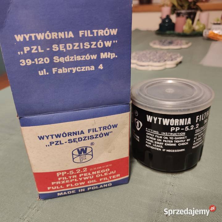 Filtr oleju ORYGINAŁ PRL Fiat Polonez Łada Rok produkcji 1994 Silniki i osprzęt