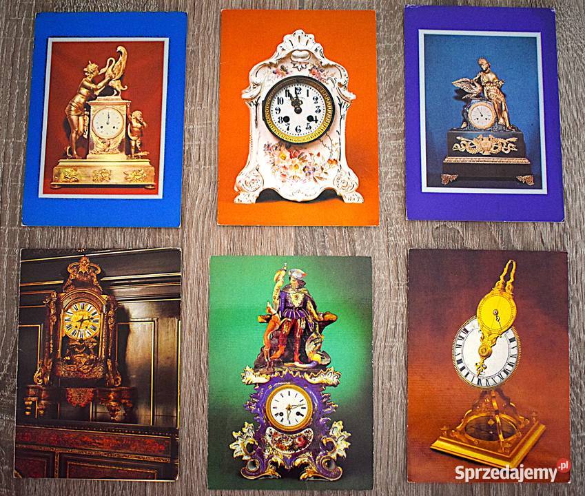 Pocztówki zegary na przestrzeni lat 43 sztuki Chełmno