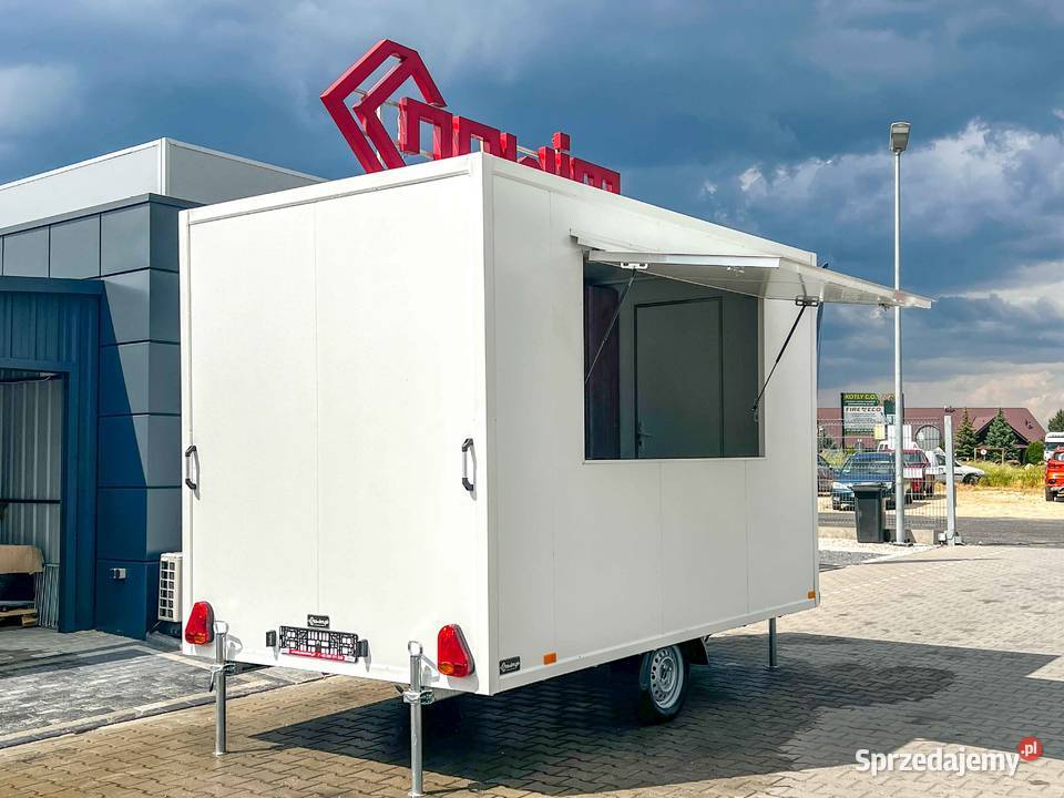 Przyczepa gastronomiczna food truck kącik wielkopolskie Kotlin